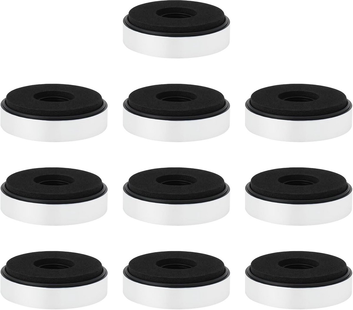 10x Universele Speaker Isolatie Voeten Pads - Trillingsdempers voor Audio Apparatuur