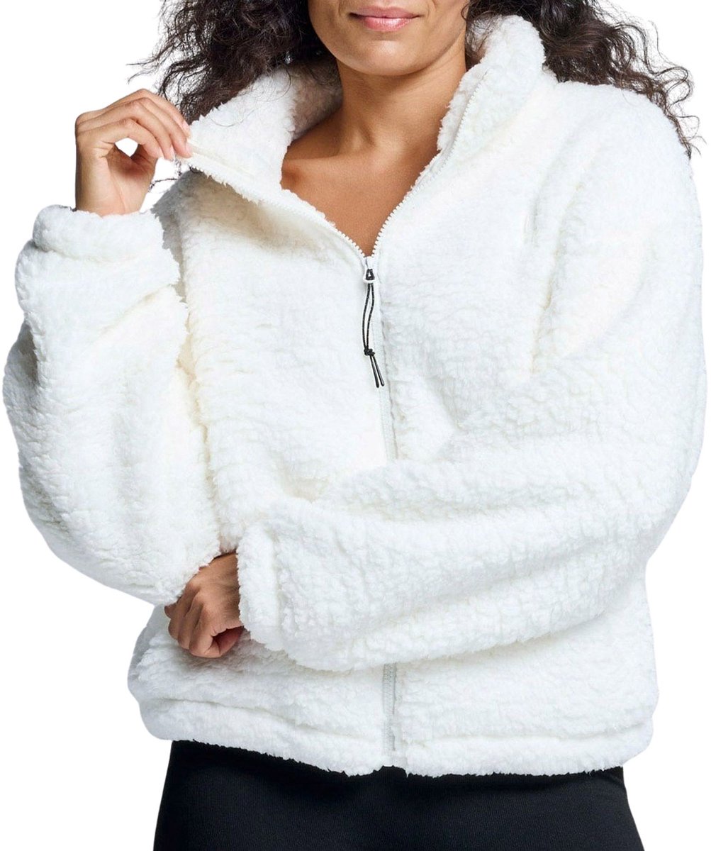 Poederbaas Four Seasons Fluffy Fleece Jas Dames - Maat XXL