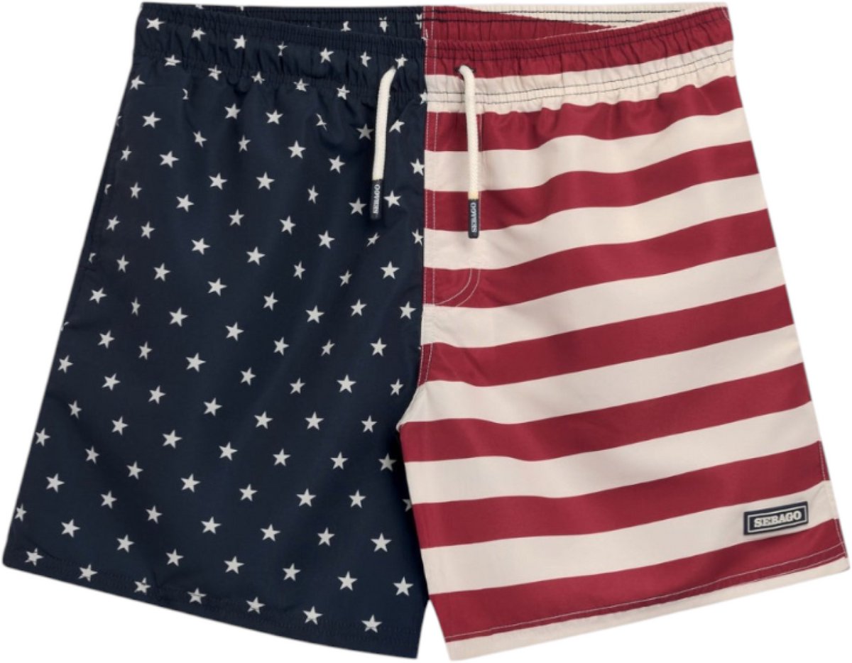 Sebago Bend USA Vlag zwempak marine,