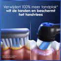 Vergelijking van plaque verwijdering tussen een handtandenborstel en de Oral-B iO.