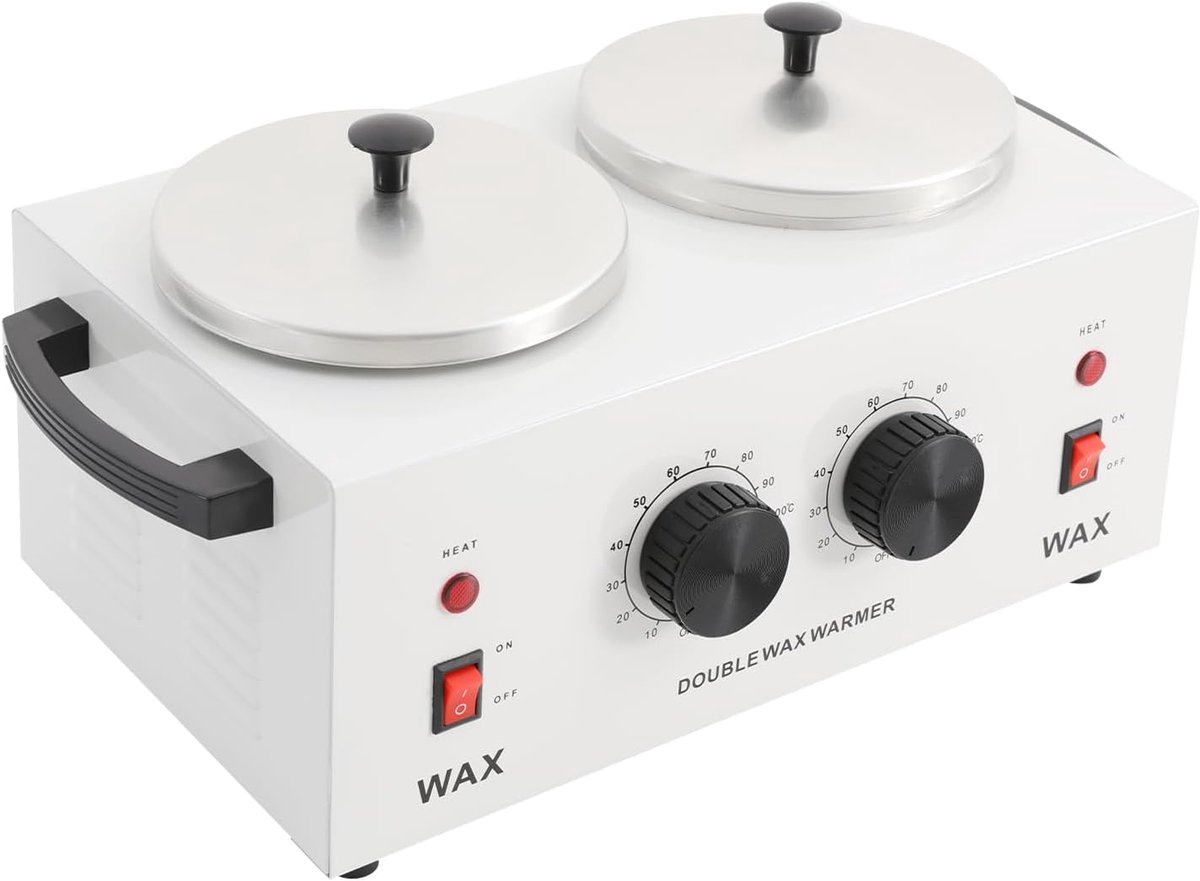 Dubbele Waxverwarmer met Instelbare Temperatuur - Snel & Efficiënt Harsen