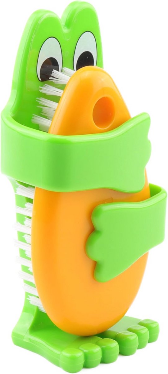Kindernagelborstel met Wandhouder voor Handen Wassen - Zachte Borstel