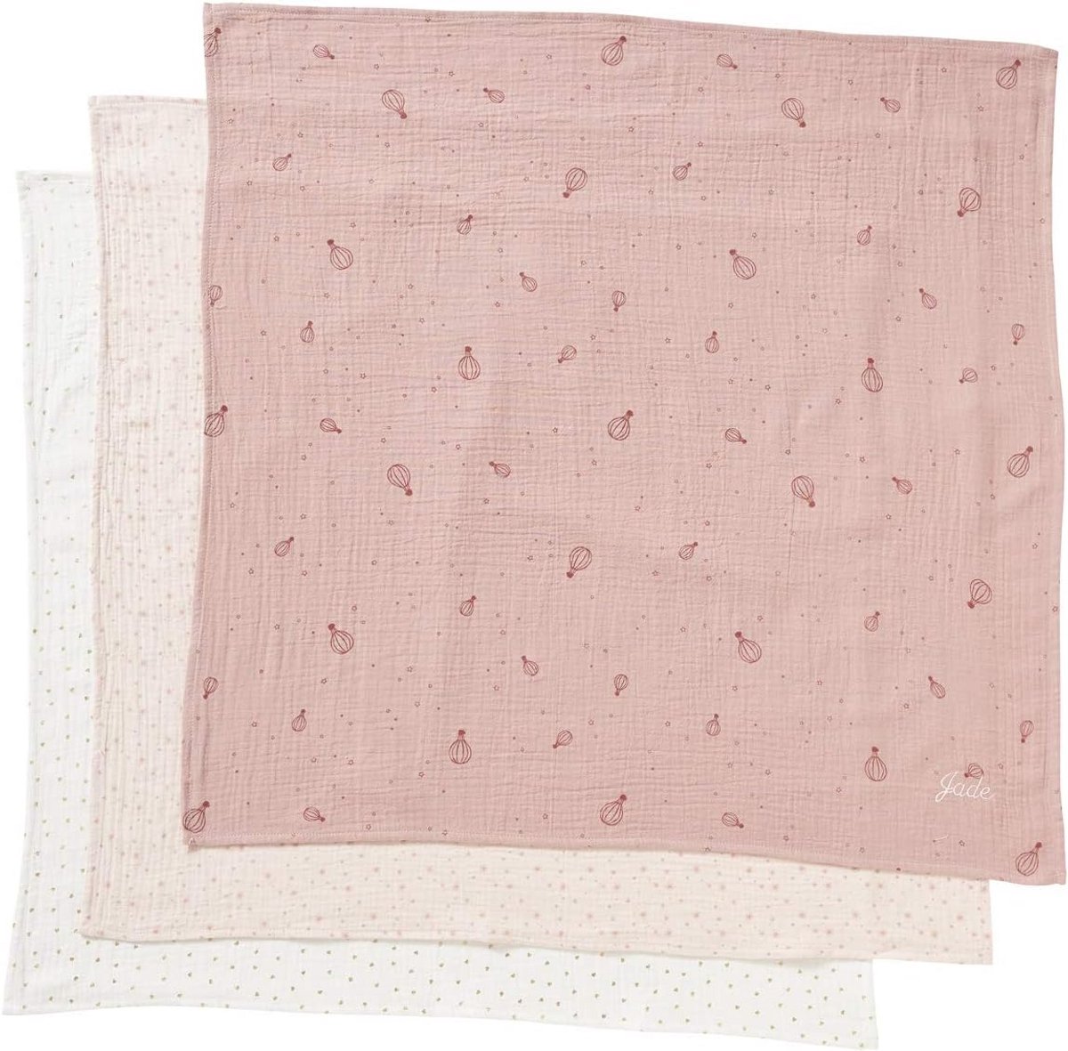3-Pack Hydrofiele Luiers Katoen - Monddoekjes & Spuugdoekjes - 70x70 cm
