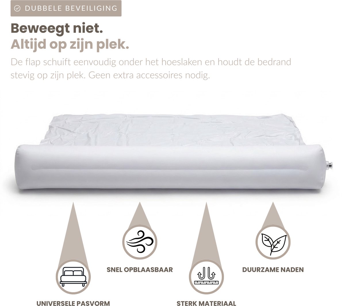 Babietec Babietec Opblaasbare Bedrand Bedhekje - afbeelding 4