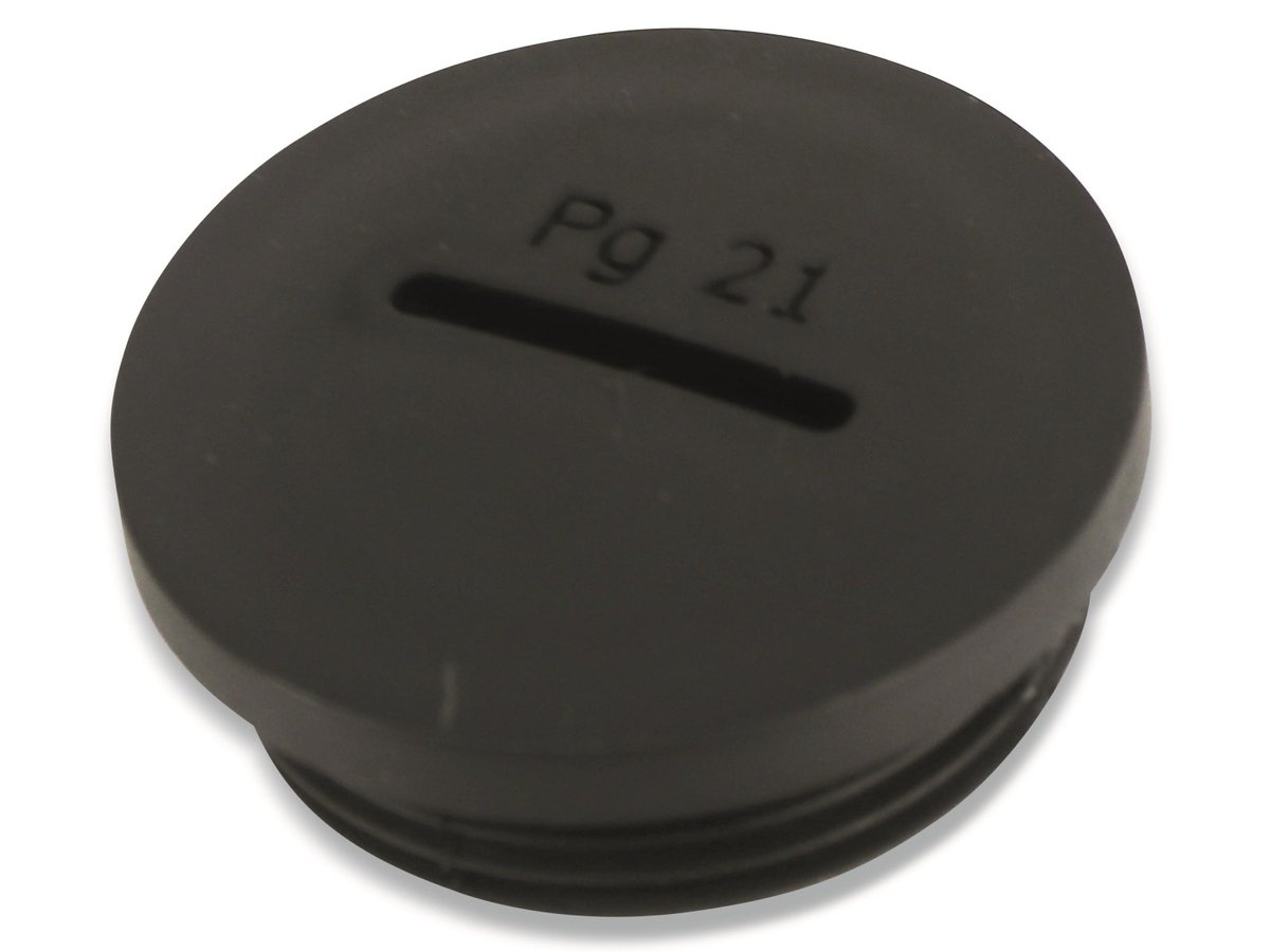 KSS Afsluitschroef, PG, PG-21, zwart