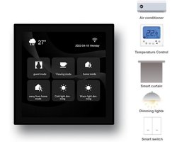 Slim Bedieningspaneel voor Smart Home met Zigbee Hub en 4 Inch Touchscreen