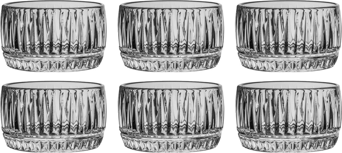 Bricard | Oria ijscoupe glazen kommen - 6 Stuks - IJsglazen - Dessert glazen - Sorbetglazen - Cocktail glazen - Tapasschaal