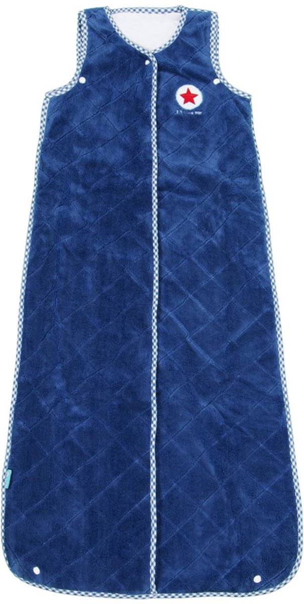kraam cadeau –Lief!- Slaapzak 110 cm & Badjasje in blauw - Zacht, Comfortabel - jongens- 1-2 jaar — afbeelding 3