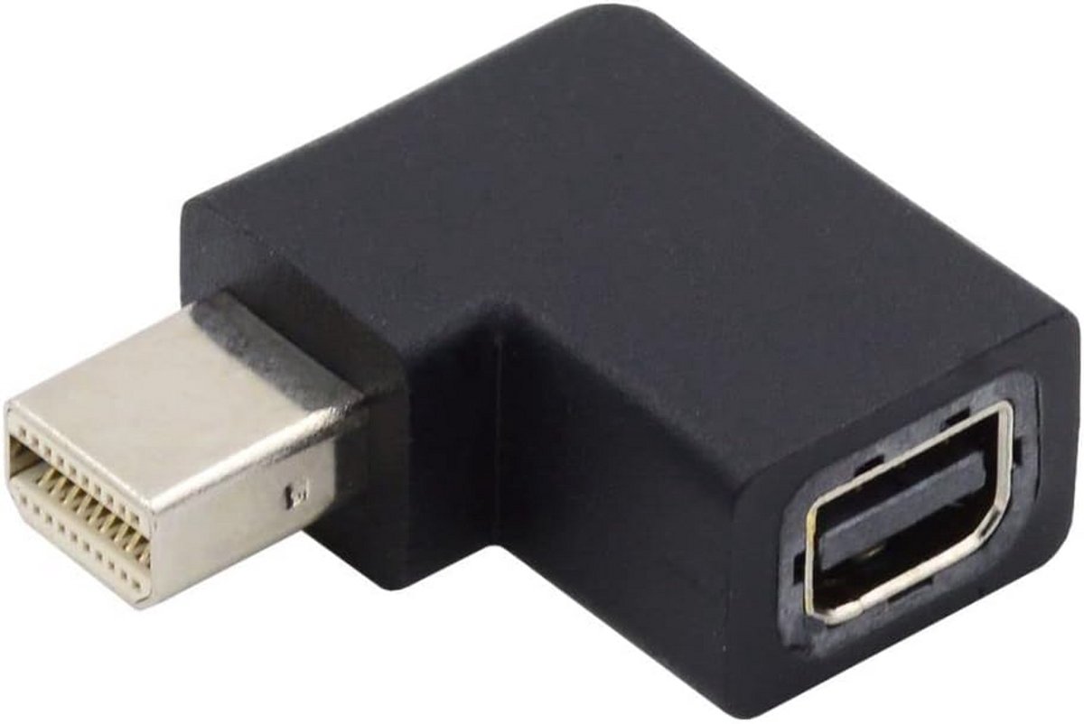 Mini DisplayPort 1.4 Adapter Hoekstuk 90 Graden Ondersteunt 8K 60Hz en 4K 144Hz