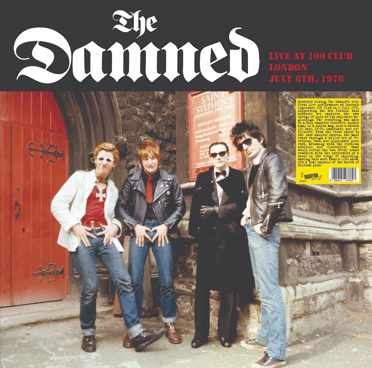 The Damned - Live At 100 Club London July 6th, 1976 (LP)