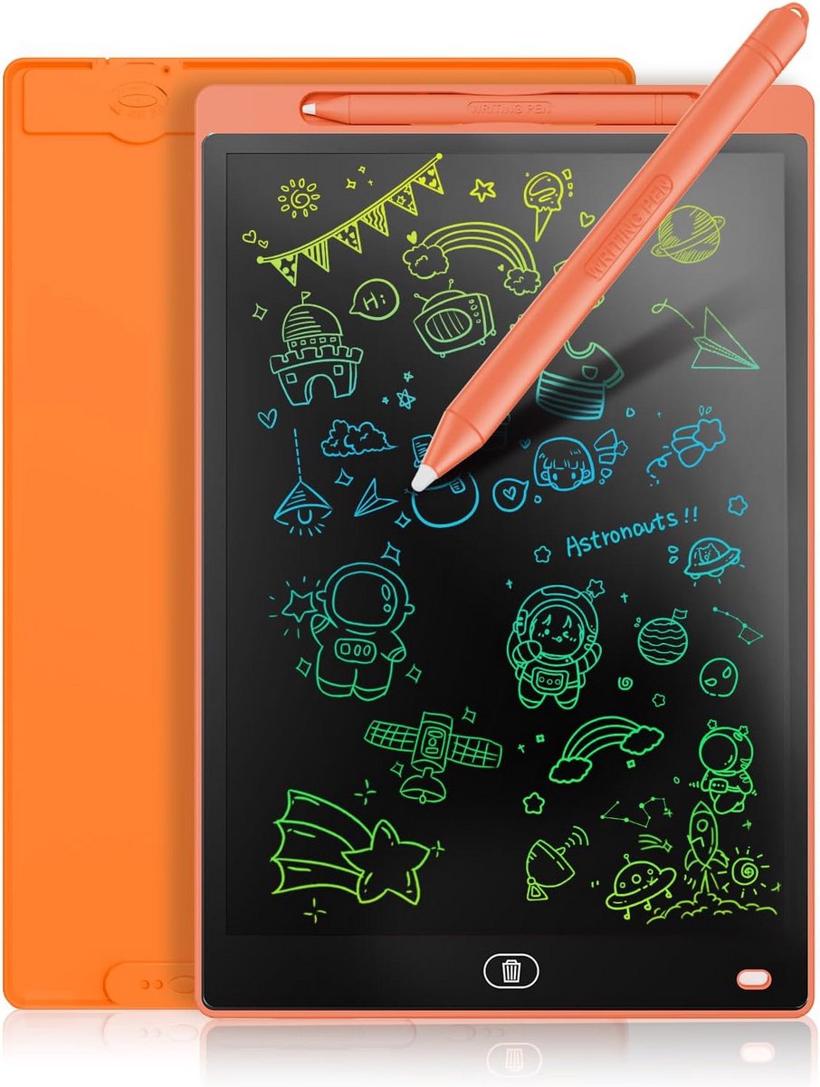 10 inch Kleurrijk LCD Schrijfbord - Draagbaar en Uitwisbaar Tekentablet voor Kinderen