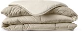 Eleganzzz Zomerdekbed zonder Overtrek 140x200 Beige - Dekbed zonder overtrek - Hoesloos dekbed - Eazy dekbed - Gekleurd dekbed - Zomerdekbed zonder Overtrek - Eenpersoons Dekbed - Dekbedden