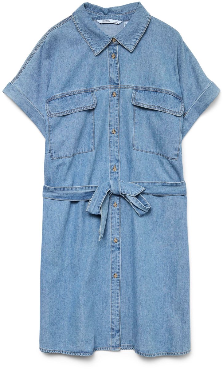 Vero Moda Curve Denim jurk VMCNOTUS Korte jurk