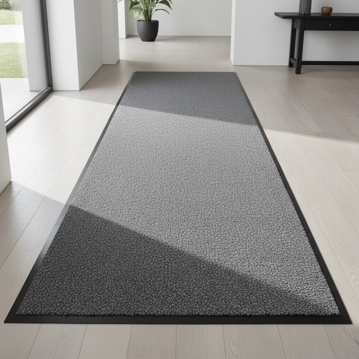 JYG Deurmat groot grijs - 90x180 cm - Absorberend - JYG Cleanwash