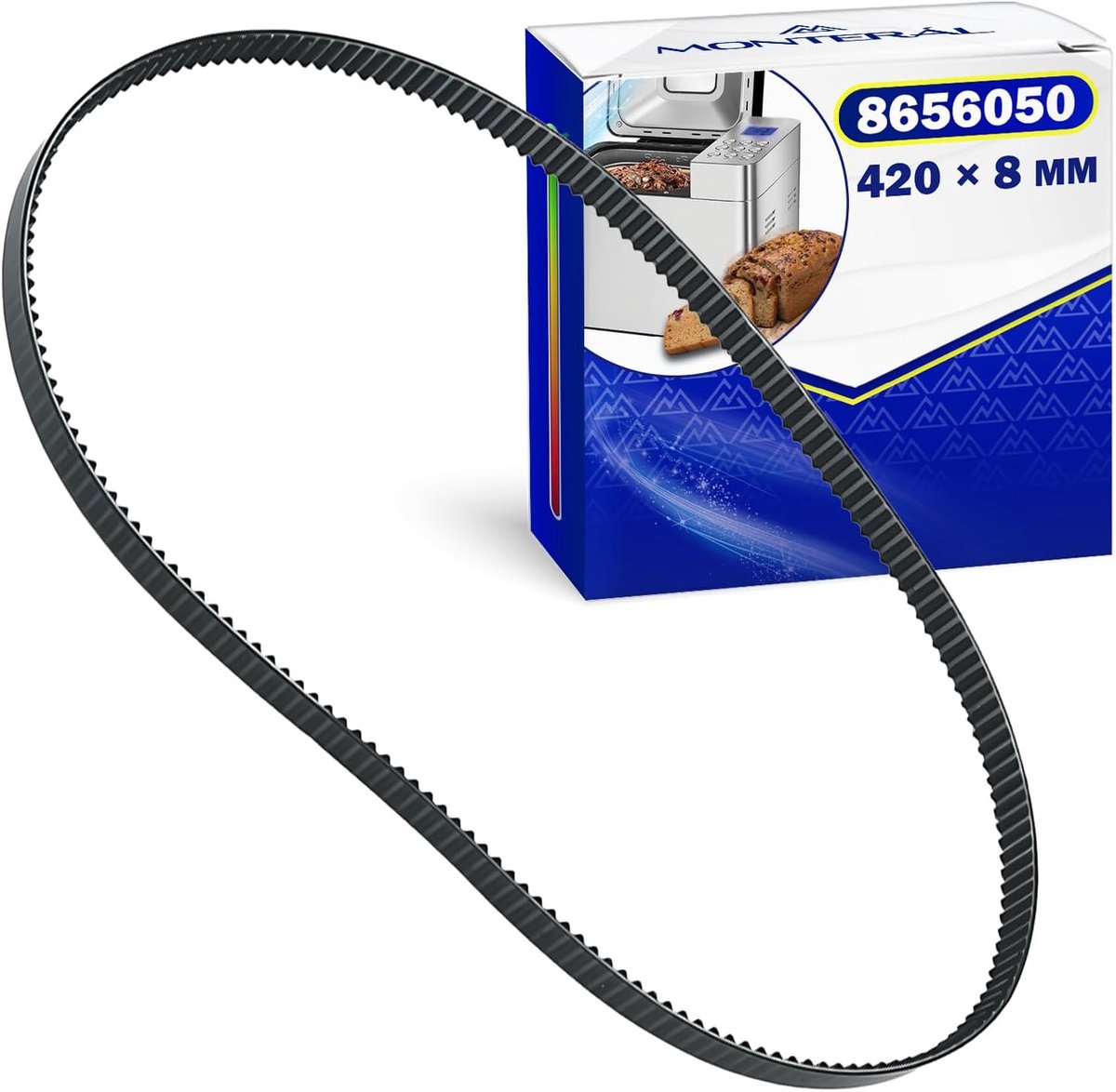Tandriem Broodbakmachine 420x8mm - Vervangend voor Code 8656050