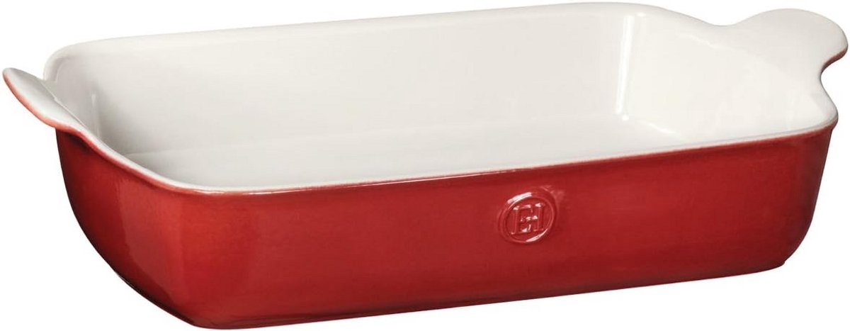 Rechthoekige Ovenschaal Keramiek Rood 140x200mm