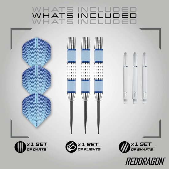 Tungsten Darts Set (21-30 gram) met Flights en Stems - Precisie Grip — afbeelding 4