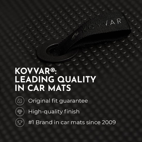 Kovvar: toonaangevende kwaliteit in automatten. Originele pasvorm garantie, hoogwaardige afwerking, #1 automatten merk sinds 2009.