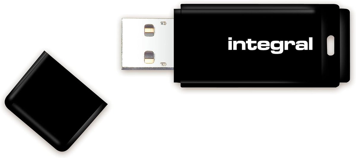 32GB USB 2.0 Geheugenstick Zwart voor Opslag en Overdracht