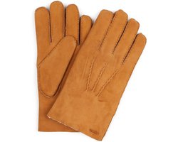 Hestra Handschoen Bernard Cork Suede Cognac - Maat 9 - Heren