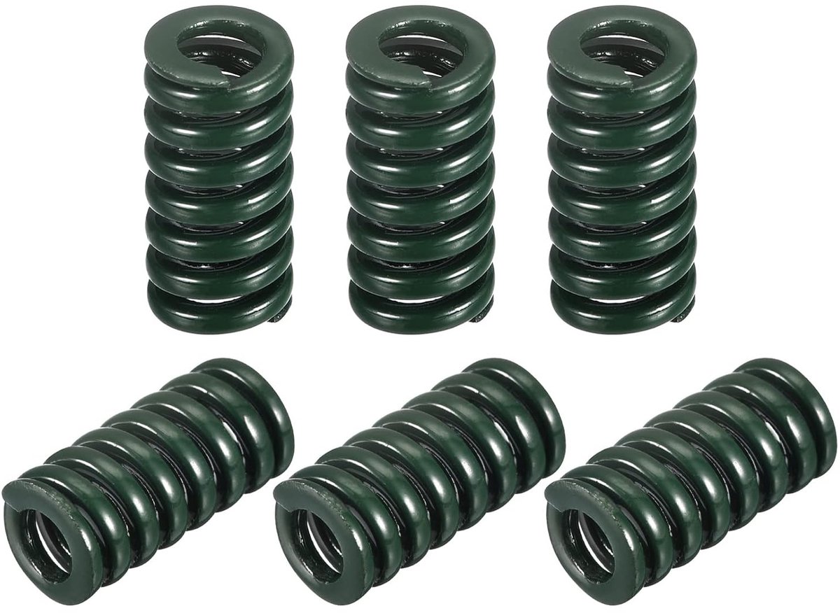 6x Set 3D Printer Compressieveren (8mm OD, 15mm Lang) voor Stabiliteit en Precisie