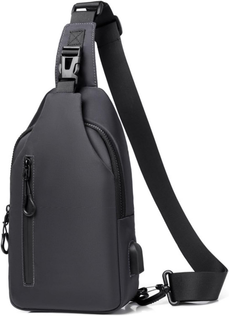 Waterdichte Anti-Diefstal Sling Tas voor Heren - Multifunctioneel Schoudertas voor Reizen en Wandelen