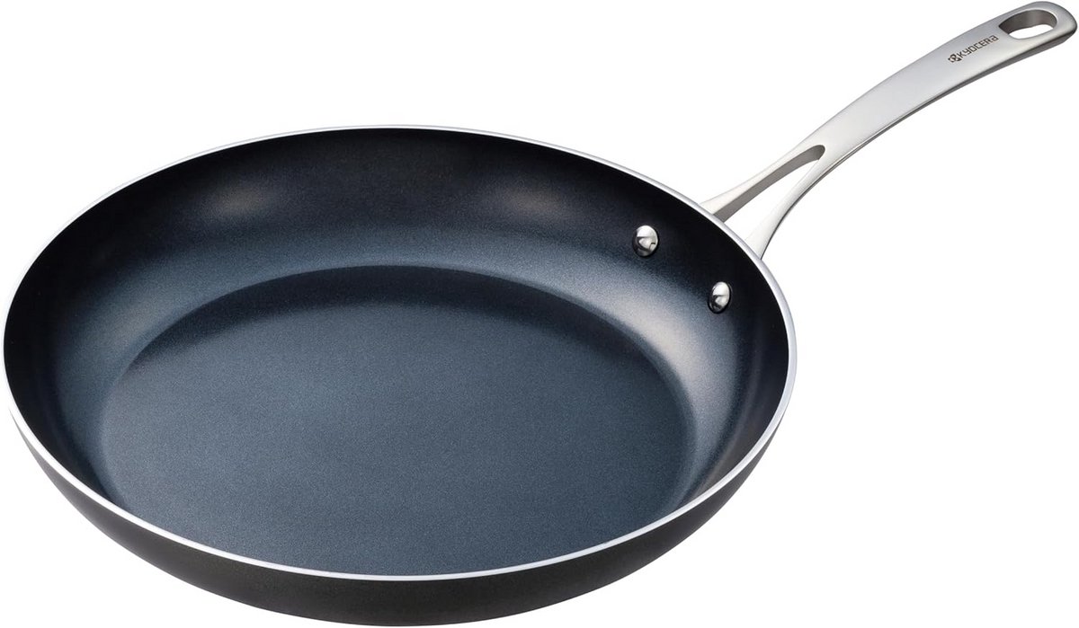 Keramische Koekenpan 30 cm met Antiaanbaklaag, PFAS/PTFE Vrij, Geschikt voor Alle Vuren