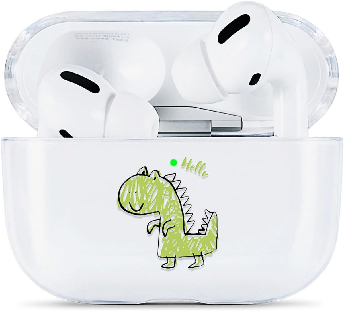 Transparante Beschermhoes voor AirPods 4 - Schokbestendig TPU Hoesje voor Dames en Heren
