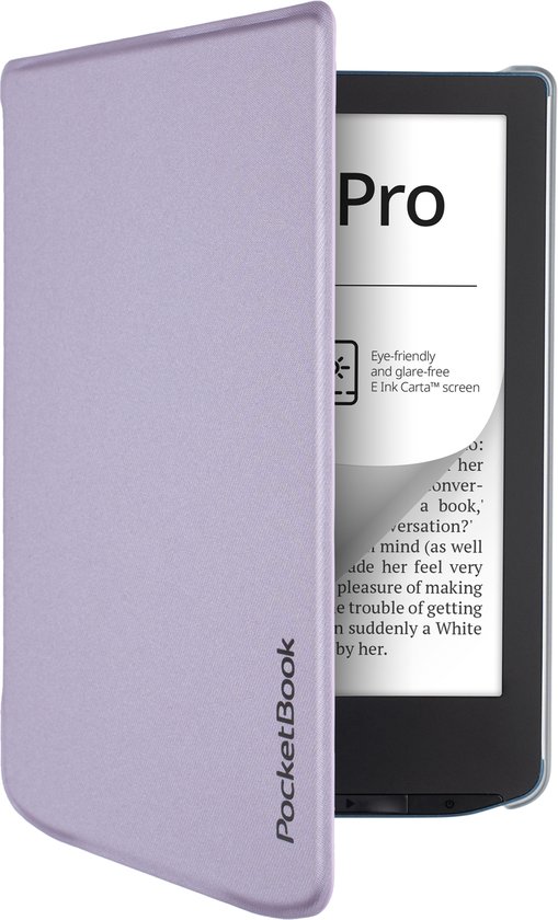 PocketBook Verse - E-reader - Mist Grey - Met Transparant Paars Hoesje - Voordeelbundel van Merkloos — afbeelding 2