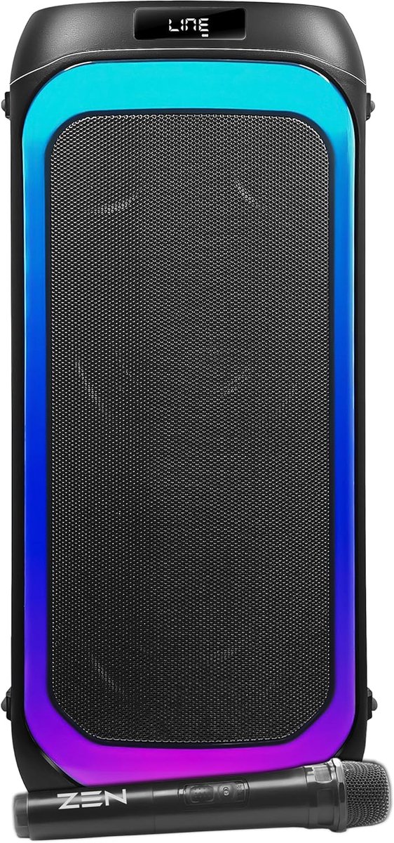 Draagbare Bluetooth Speaker 350W PMPO met FM Radio, TWS en Draadloze Microfoon