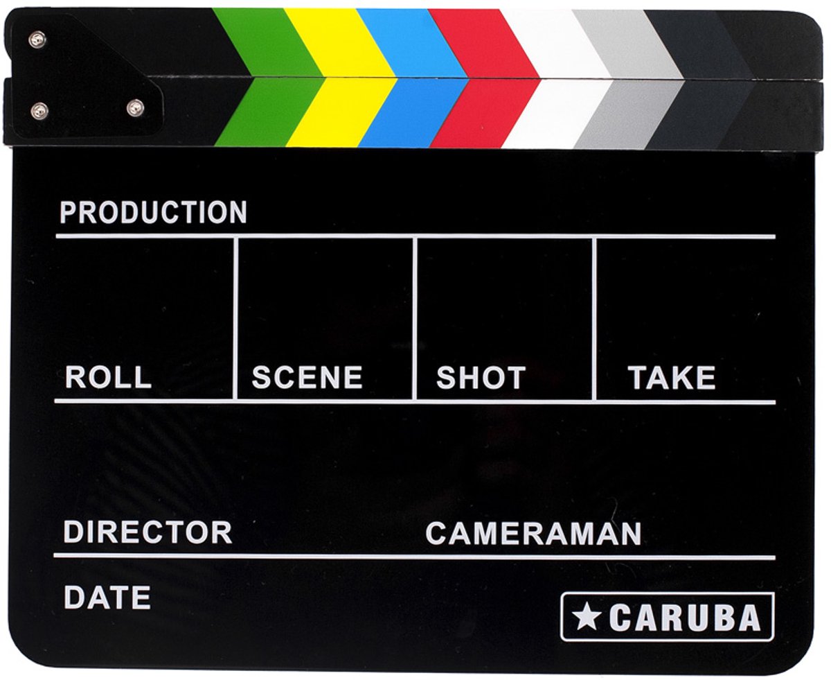 Caruba Professionele Director Clapper Black/Color (Whiteboard stift)