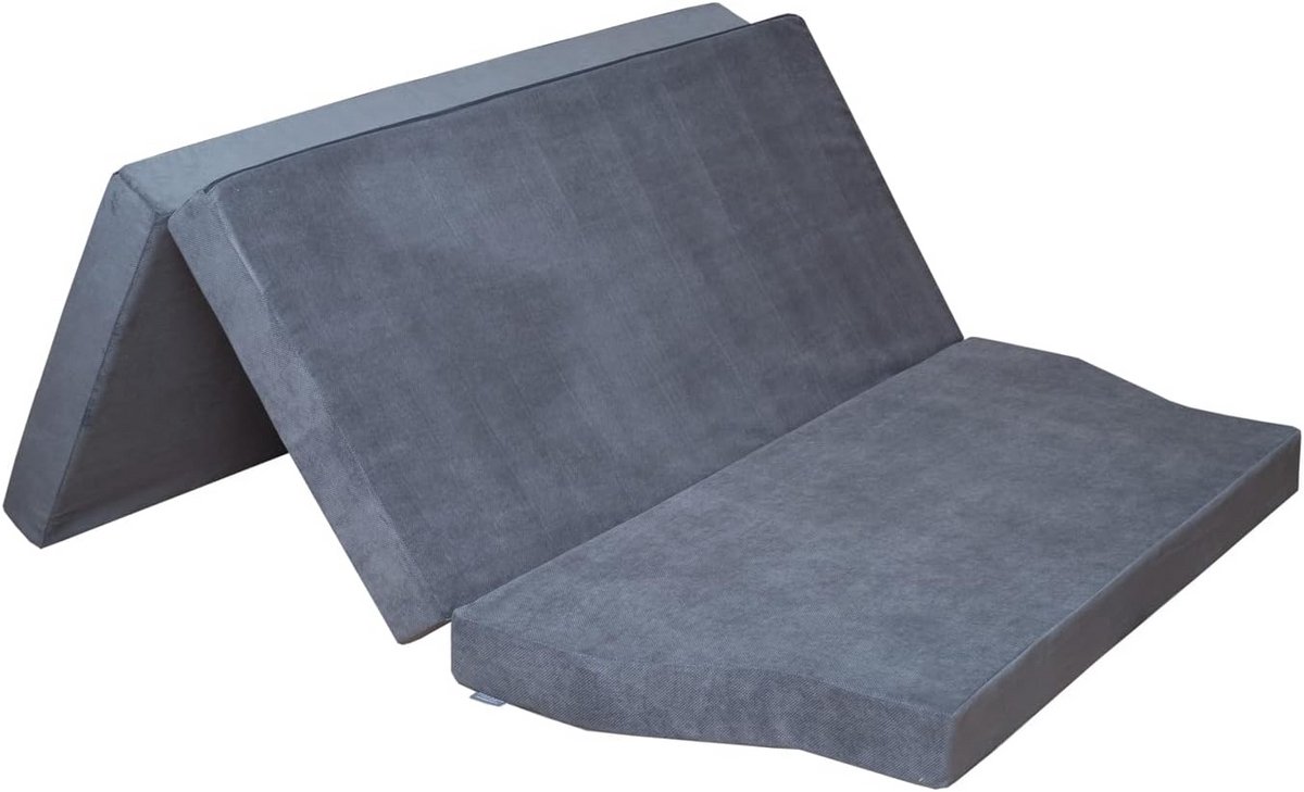 Luxe Vouwmatras voor Bus en Kamperen - 190x140x10cm - 3-Delig Slaapkussen