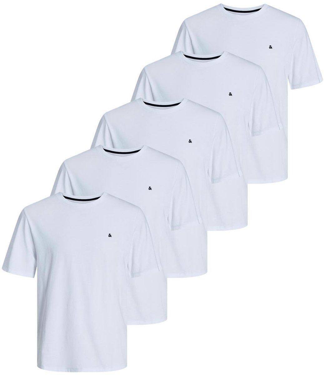 Jack & Jones Heren t-shirt 5 pack Essentials