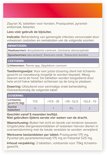 Informatiepagina over Beaphar wormtabletten voor honden: indicatie, doseringstabel en gebruikswijze.