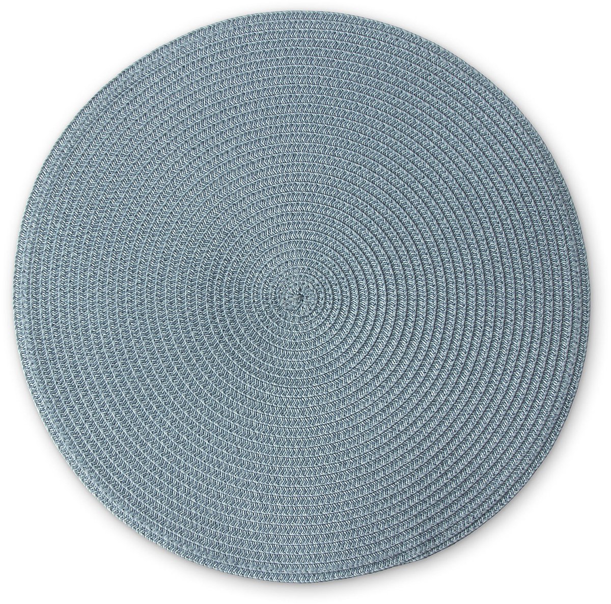 Continenta placemat rond, placemat, placemat, onderzetter, kunststof, Ø 38 cm, grijs blauw, 6625