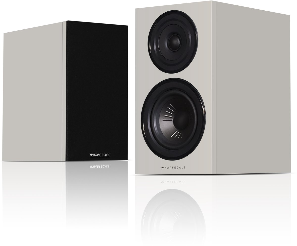 Wharfedale Diamond 12.1i Boekenplank Speaker – Diepe Bas – 2-weg – 130mm Driver – 50Hz-20kHz – Passieve Speaker – Grijs