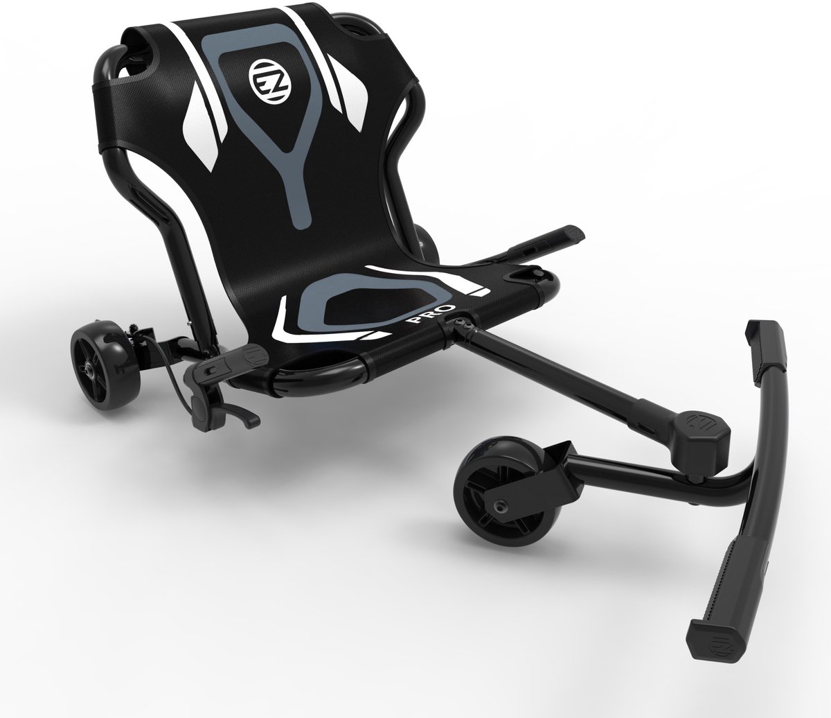 Bol.com EzyRoller Pro X skelter - Waveroller van 10 tot 17+ jaar - Vanaf 135 cm en tot 80 kg - Verstelbare driewieler - Zwart aanbieding