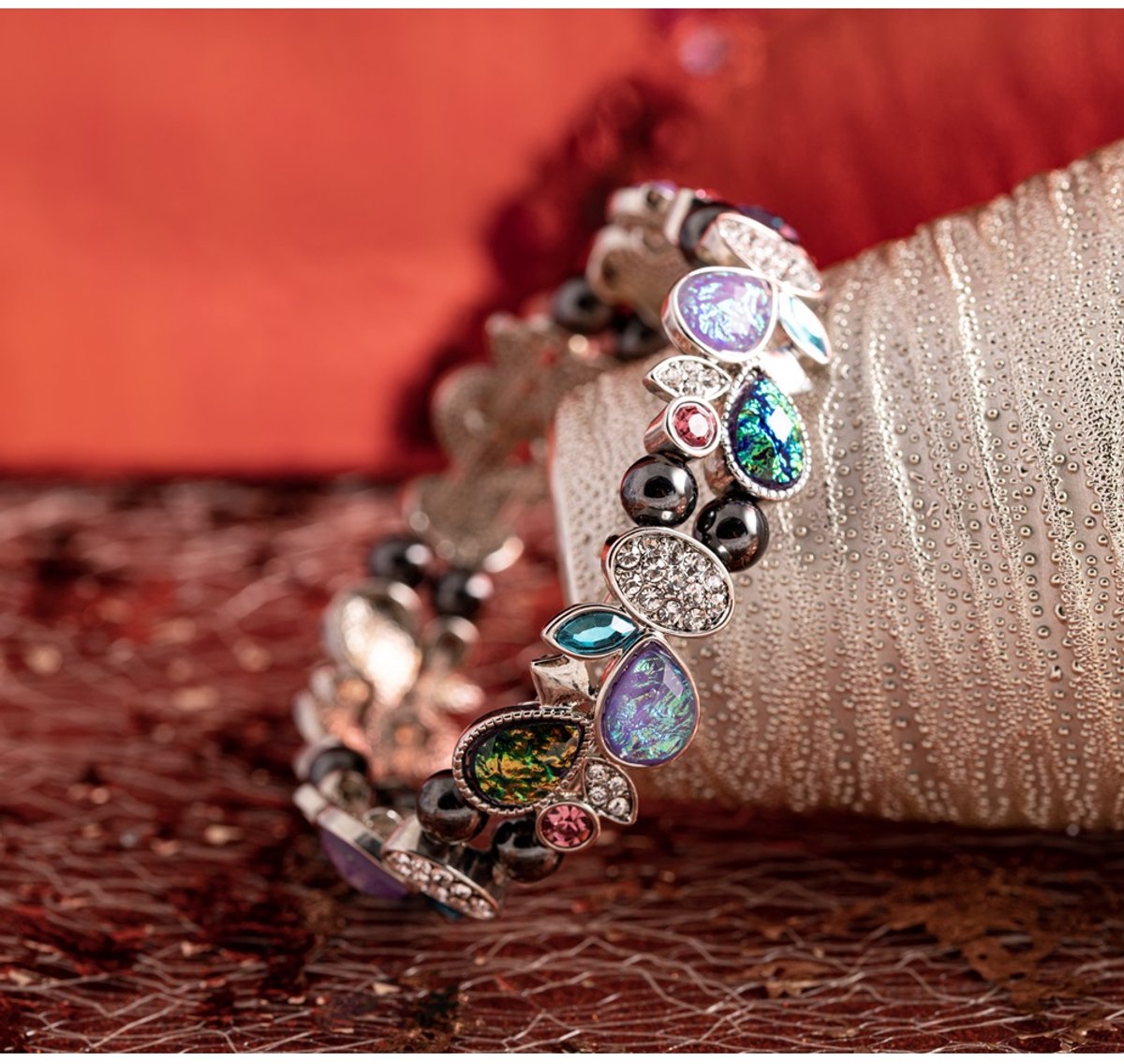 Kristalarmband Sterrenstof