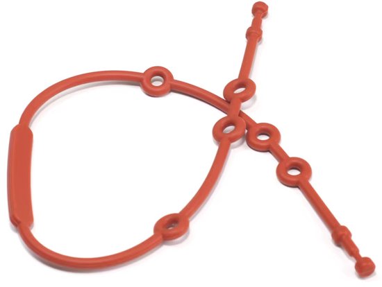 Verstelbare Siliconen Baby Koorden - Speenkoord - Set van 4 (Roestbruin, Roze, Donkerroze, Beige) - 52 cm - voor Speen, Bijtring of Speelgoed - BPA-vrij, Vaatwasser- & Uitkookbaar - 52 cm van Merkloos — afbeelding 4