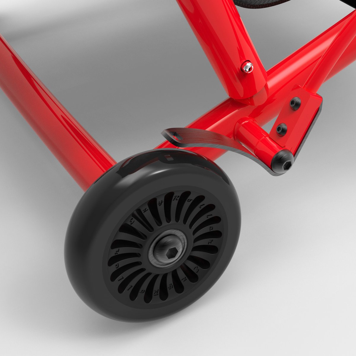EzyRoller Classic skelter - Waveroller voor kinderen 4 tot 14 jaar of 99 tot 137 cm - Verstelbare driewieler - Rood — afbeelding 9