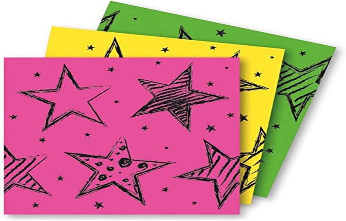 Neon Feestservetten 16 Stuks 33x33cm - Felgekleurd Wegwerpservies