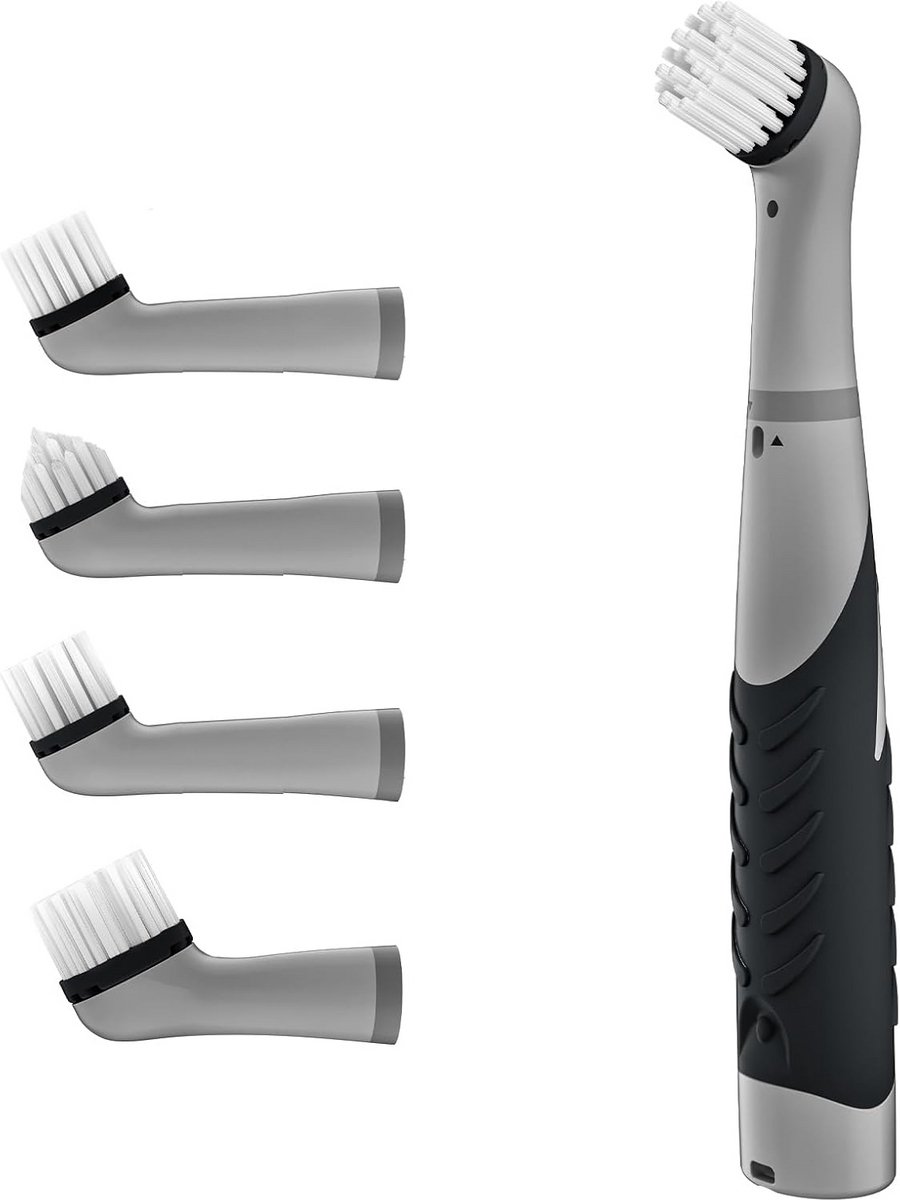 Draadloze Elektrische Schoonmaakborstel - 4-in-1 Tool voor Badkamer, Keuken en Tegels