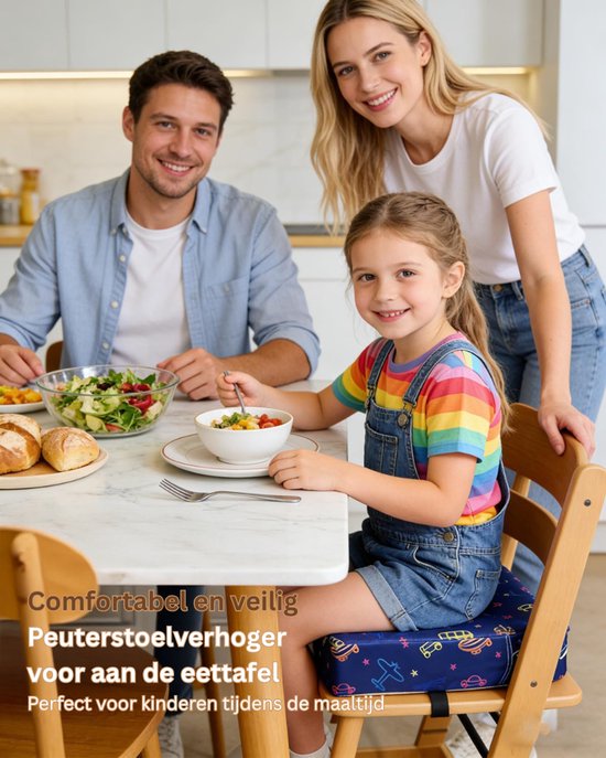 Swiphi® Zitverhogers - Stoelverhoger Auto - Autozitje - Blauw van Merkloos — afbeelding 2