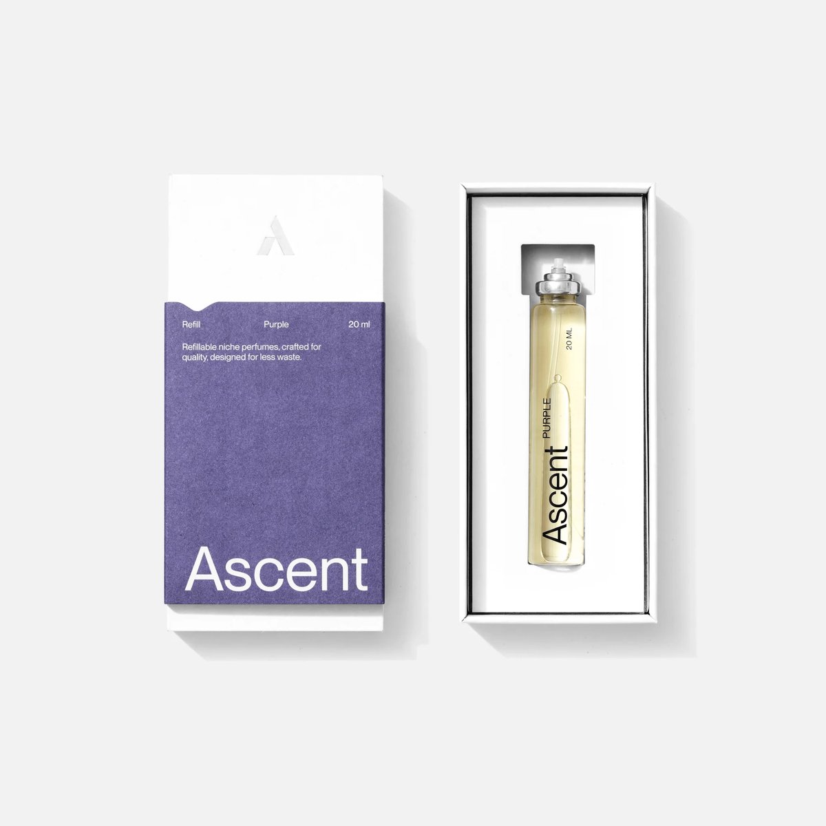 Ascent Purple Navulling - Parfum Voor Dames en Heren - Eau De Toilette Homme – Parfumolie - Geurset – Parfumset - Geschenkset Vrouwen en Mannen - Geurtjes - Luchtjes - 20ml - Vegan - Organische Basis
