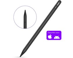 Buddi Flow 2 Universele Stylus Pen voor Android en iPad - Geschikt Voor Alle Apparaten - Geschikt voor o.a. Samsung en iPad - Magnetisch - Extra Tip - Voor Tablet, Telefoon en iPad - Zwart