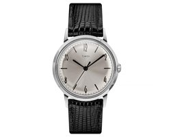Timex Marlin Reissue Hand-Wound Mechanic TW2R47900 Horloge - Leer - Zwart - Ø 34 mm