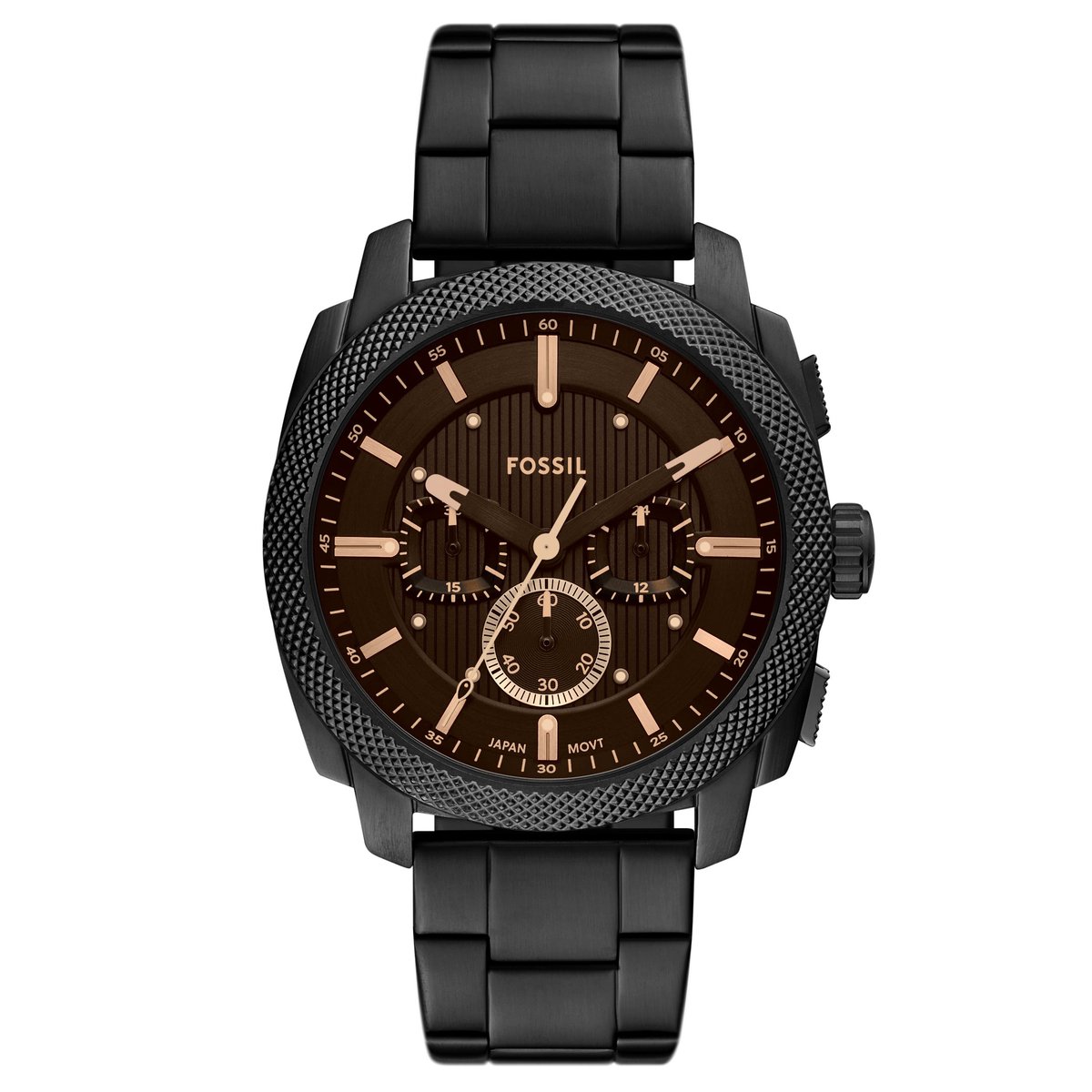 Fossil FS6097 Heren Horloge 44mm - Zwart