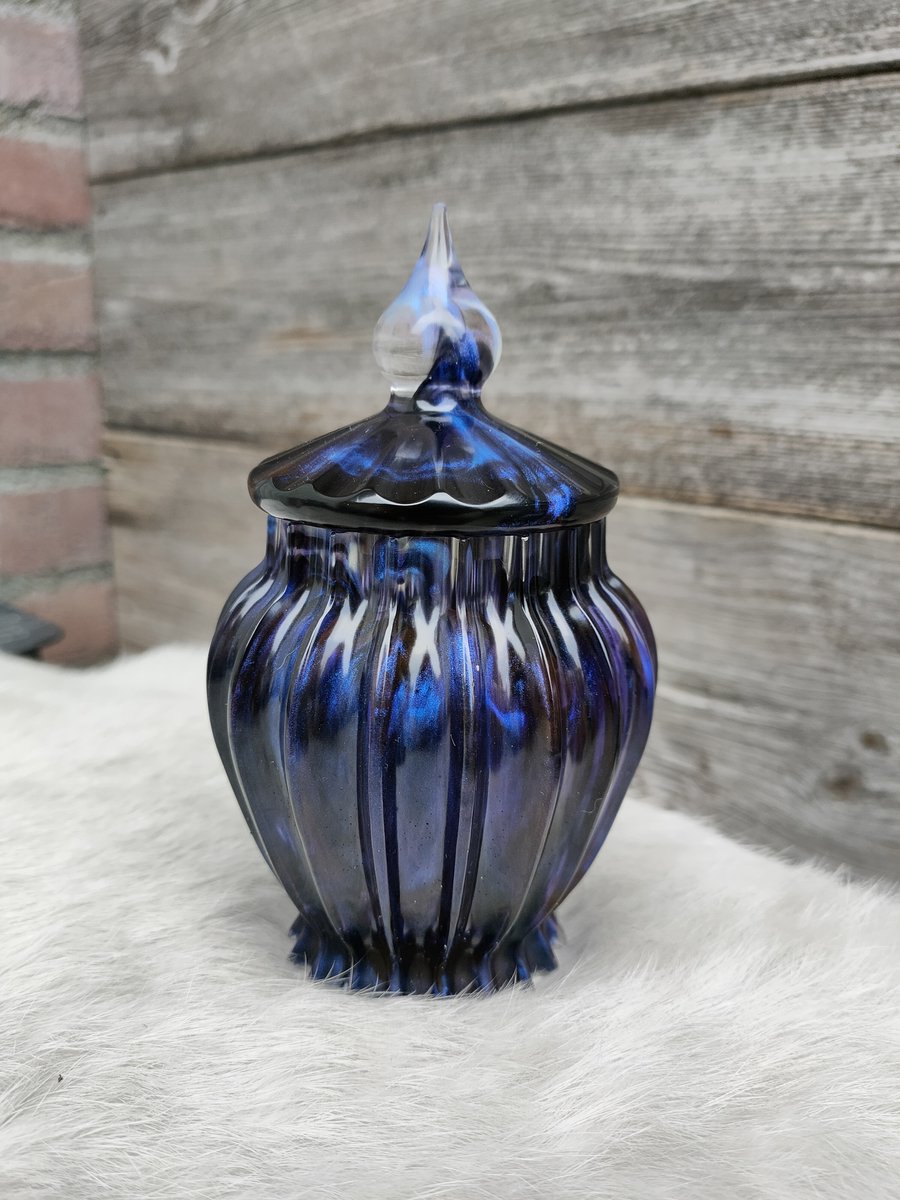 Resin Art JR: Wattenstaafjeshouder / Potje / Badkameraccessoires / Bakje