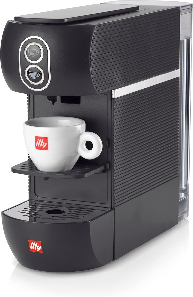 Koffiezetapparaat - Eenkopsmachine Padapparaat - Snelle Koffiebereiding - Twee Uitgangsknoppen - Compact Ontwerp - Zwart