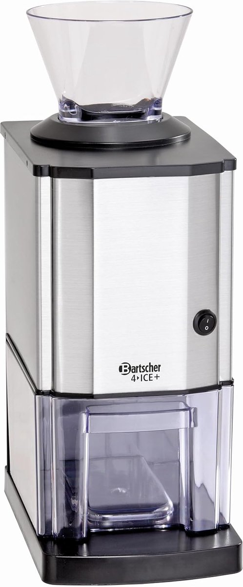 IJs Crusher - IJsmachine - Cocktail Bereiding - Afneembare IJsmolen - 29x17x46 cm - RVS